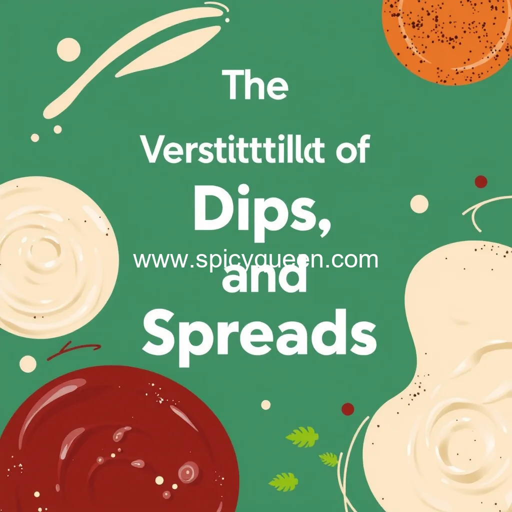 Read more about the article The Versatility of Dips  Sauces and Spreads