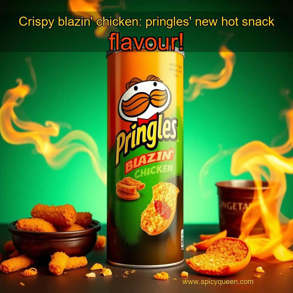 Read more about the article Crispy blazin’ chicken: pringles’ new hot snack flavour!