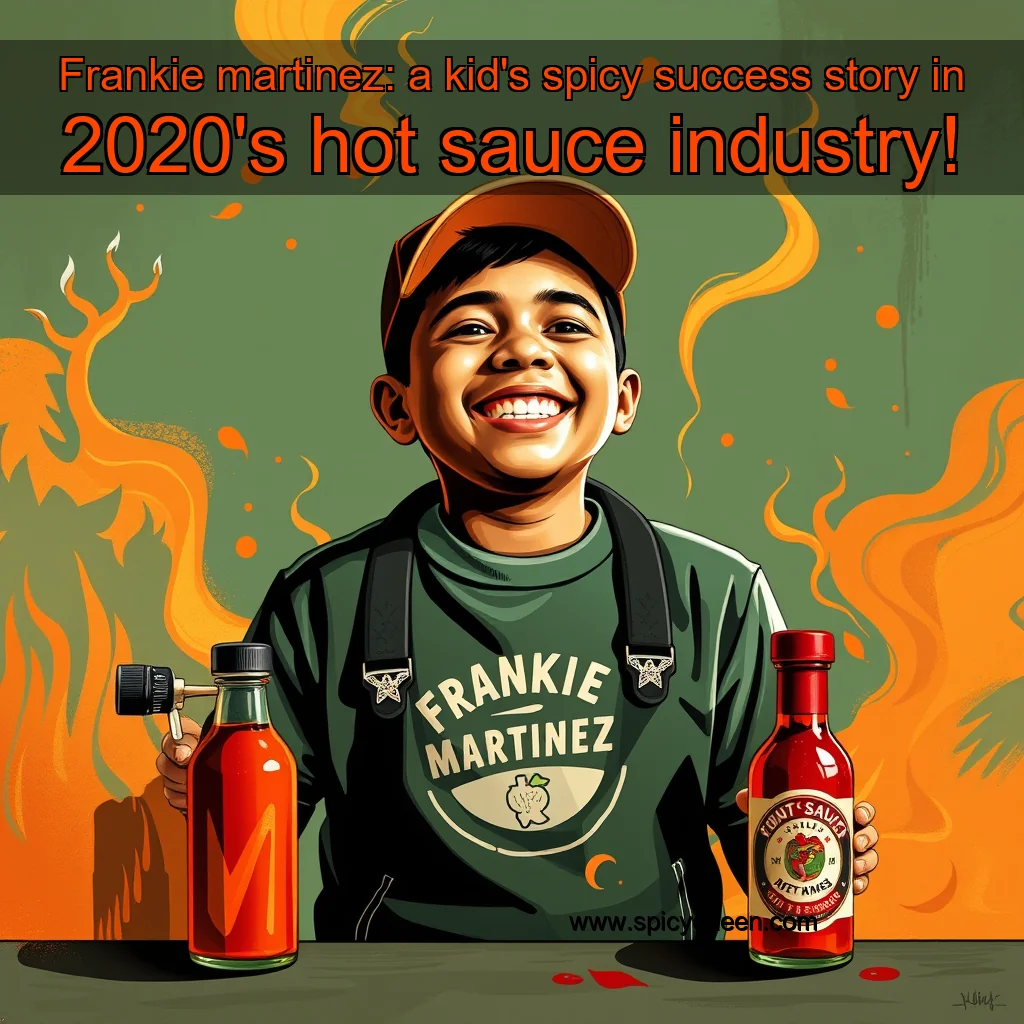 Read more about the article Frankie martinez: a kid’s spicy success story in 2020’s hot sauce industry!
