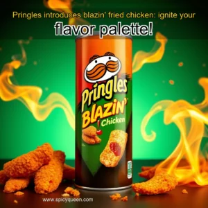 Read more about the article Pringles introduces blazin’ fried chicken: ignite your flavor palette!