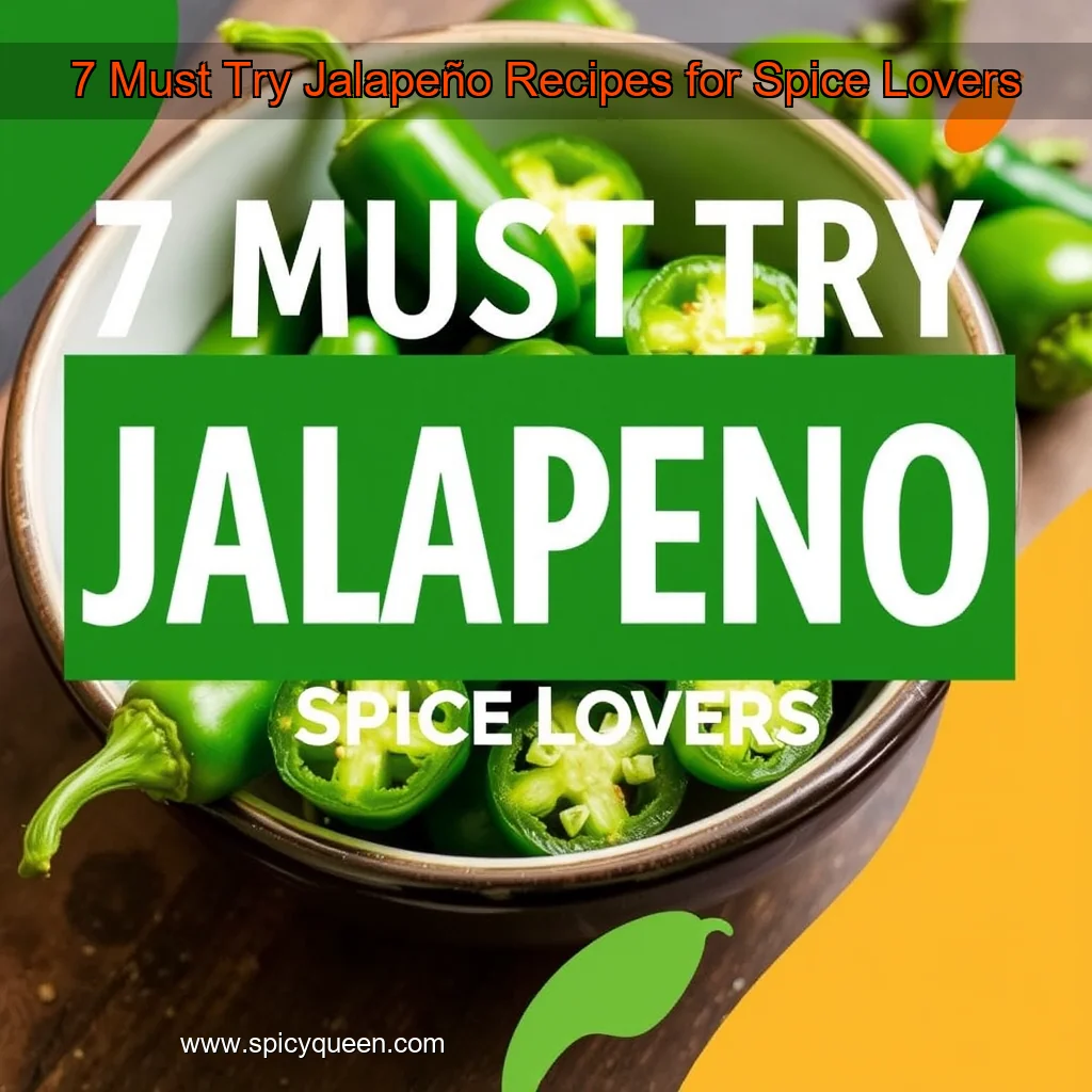 Read more about the article 7 Must  Try Jalapeño Recipes for Spice Lovers