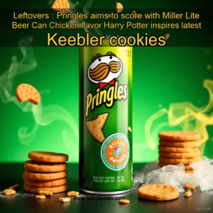 Read more about the article Leftovers : Pringles aims to score with Miller Lite Beer Can Chicken flavor  Harry Potter inspires latest Keebler cookies