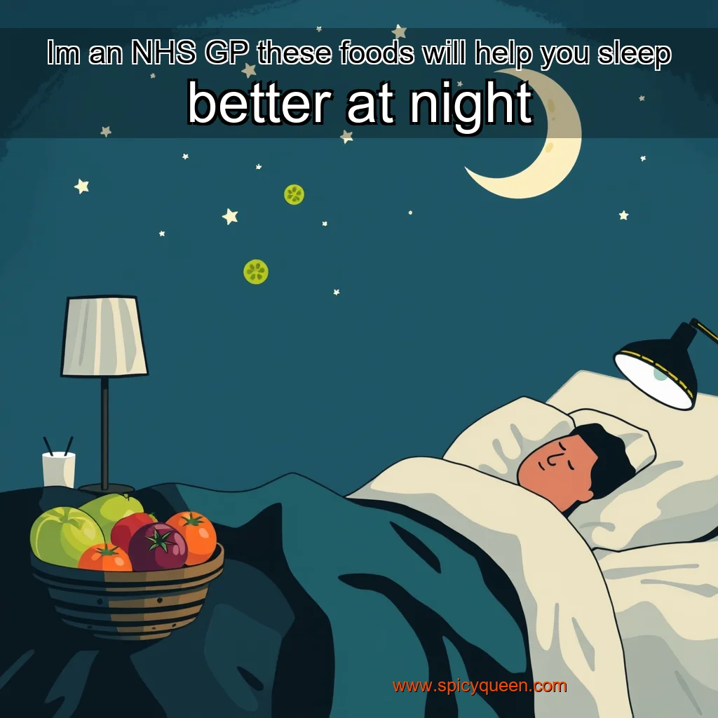 Read more about the article Im an NHS GP  these foods will help you sleep better at night