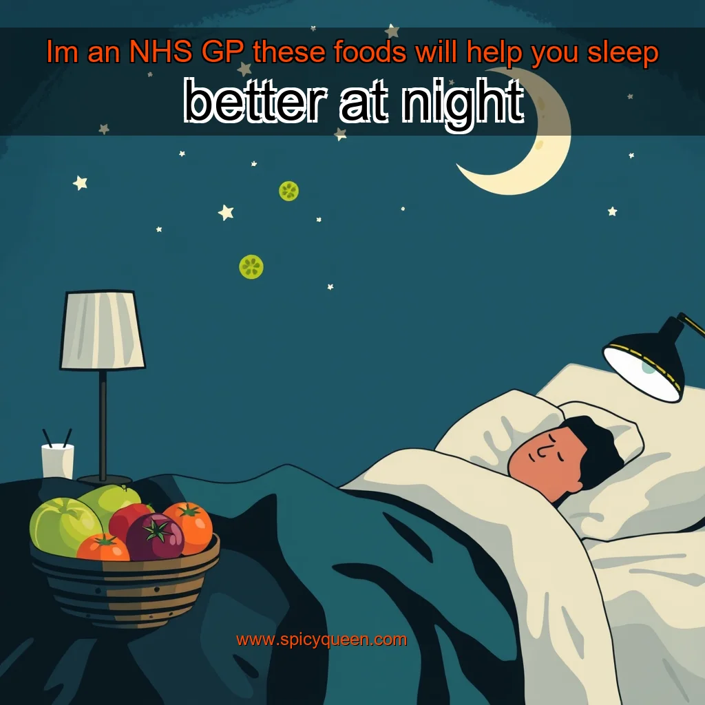 Read more about the article Im an NHS GP  these foods will help you sleep better at night