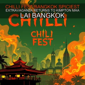 Read more about the article CHILLI FEST  BANGKOK SPICIEST EXTRAVAGANZA  RETURNS TO KIMPTON MAA  LAI BANGKOK