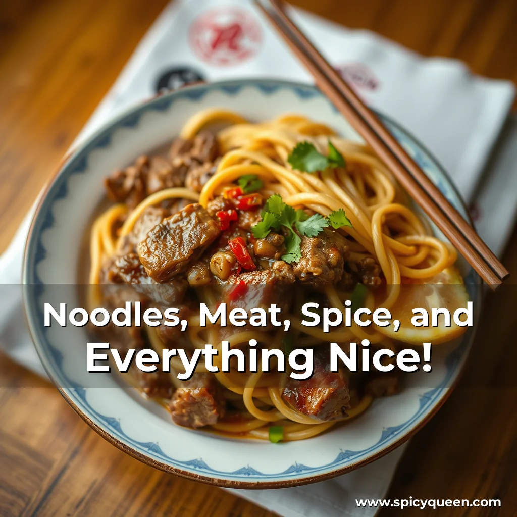 Read more about the article Noodles, Meat, Spice, and Everything Nice!