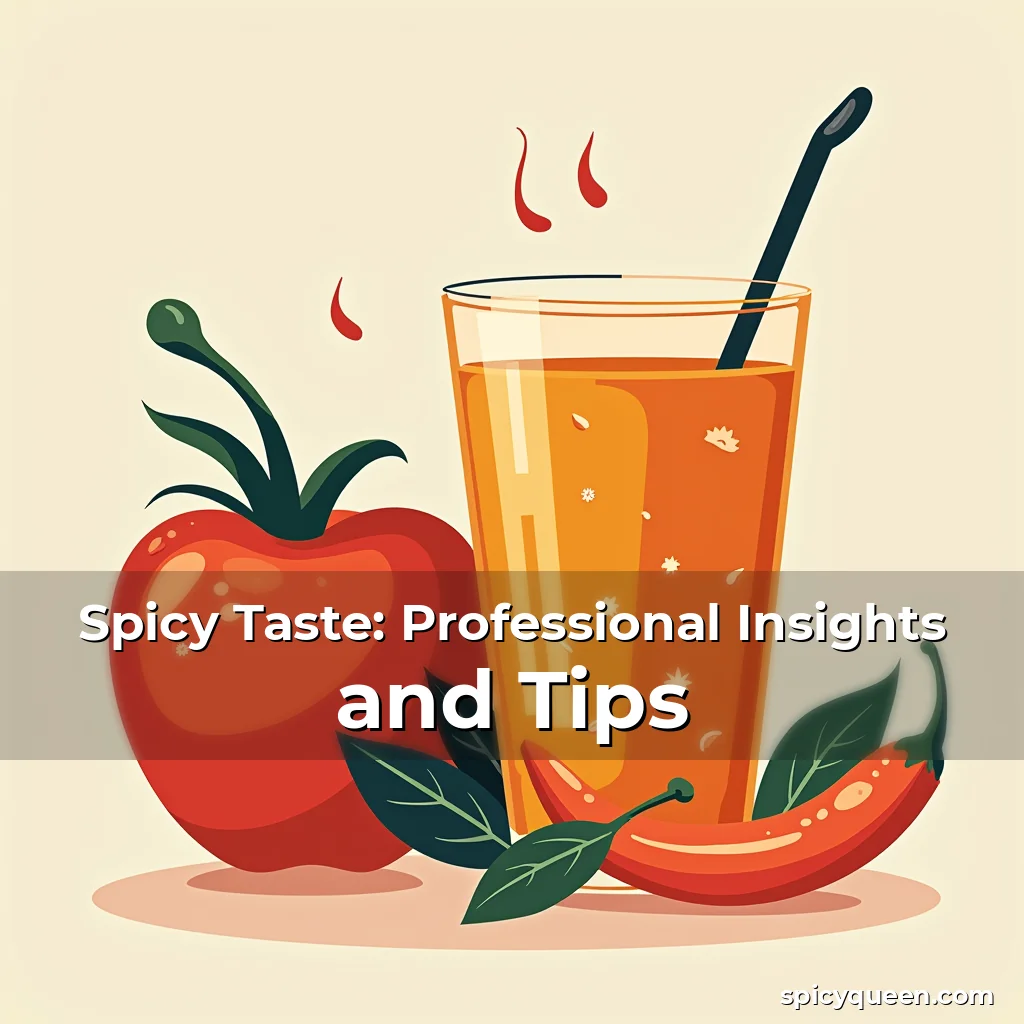 Read more about the article Spicy Taste: Professional Insights and Tips
