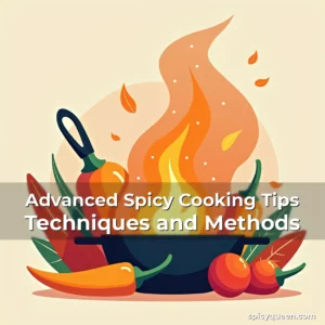 Artistic representation for Advanced Spicy Cooking Tips Techniques and Methods